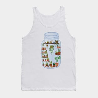 Mason Jar Houseplant Greenhouse Tank Top